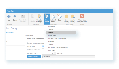JMeter aqua’s automation manager